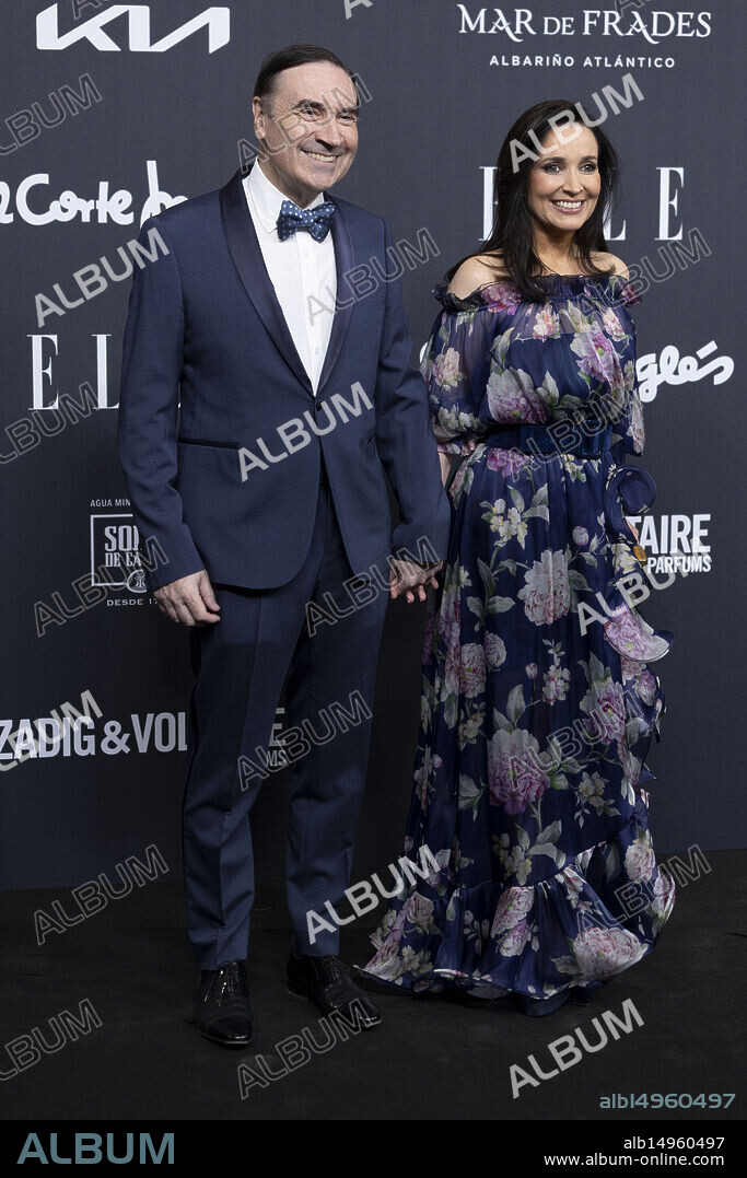PEDRO J. RAMÍREZ AND CRUZ SÁNCHEZ DE LARA. June 4, 2025, Madrid, Spain: Pedro J. RamÃ­rez and Cruz SÃ¡nchez de Lara attended 'the ELLE Style Awards 2025' Photocall at the Royal Theater (Credit Image: © Nacho Lopez/SOPA Images via ZUMA Press Wire).