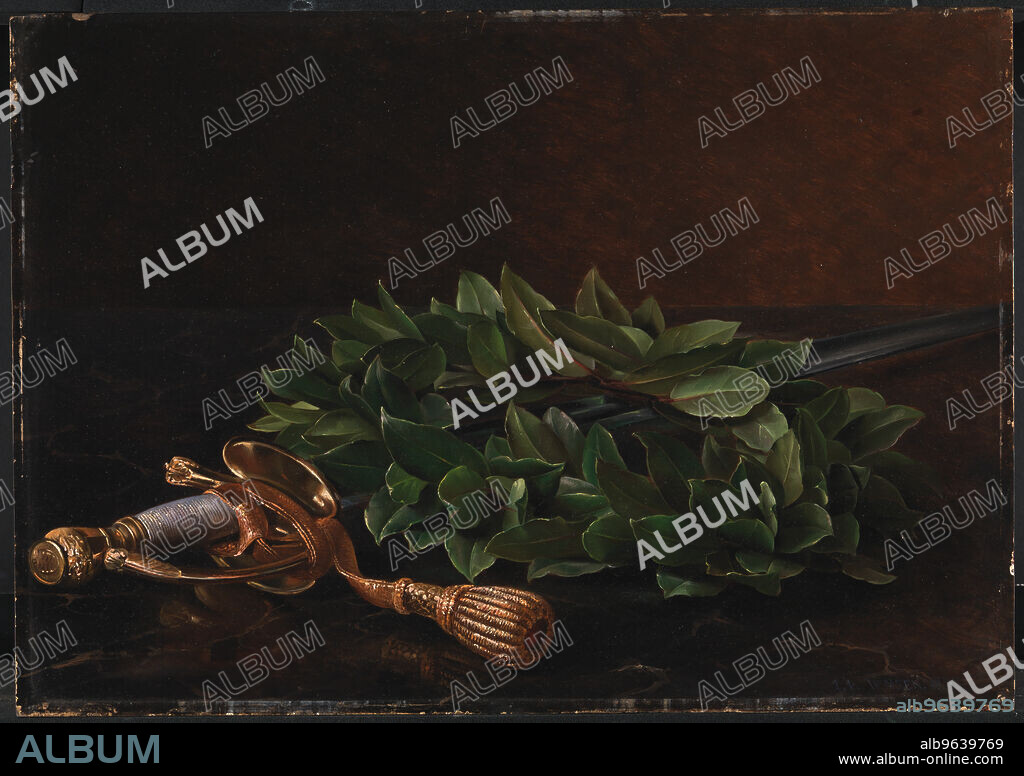 JOHAN LAURENTZ JENSEN. Sword and laurel wreath, 1848.
