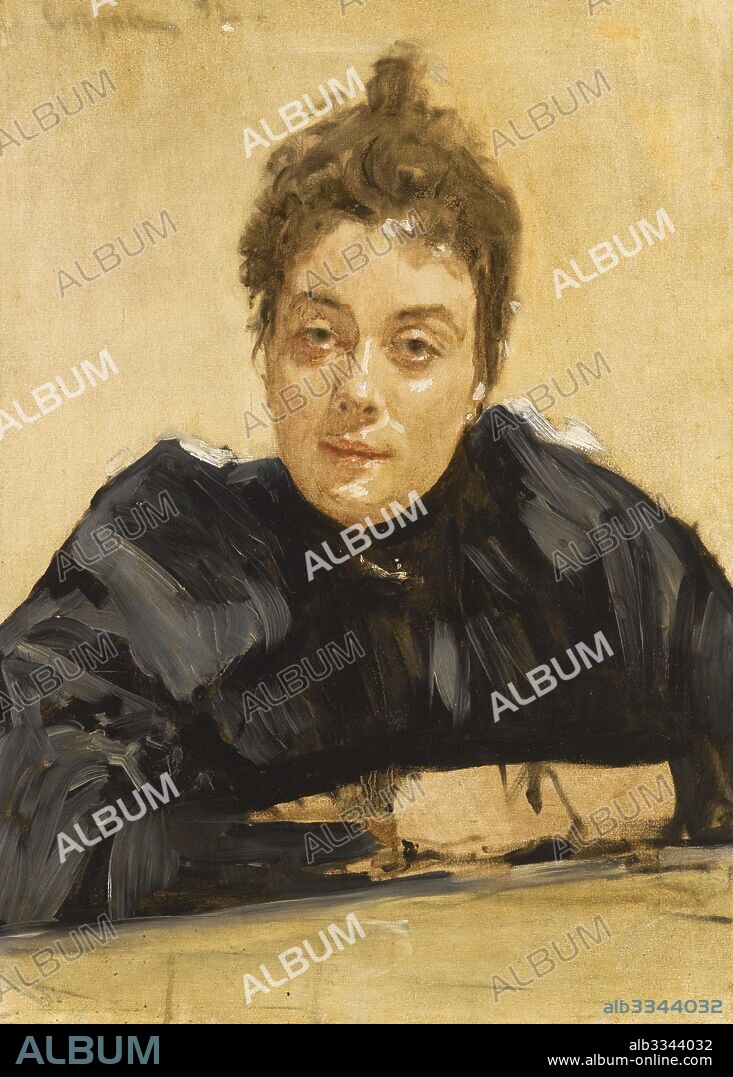 VALENTIN ALEXANDROVICH SEROV. Portrait of the artist Maria Yakunchikova-Weber (1870-1902).