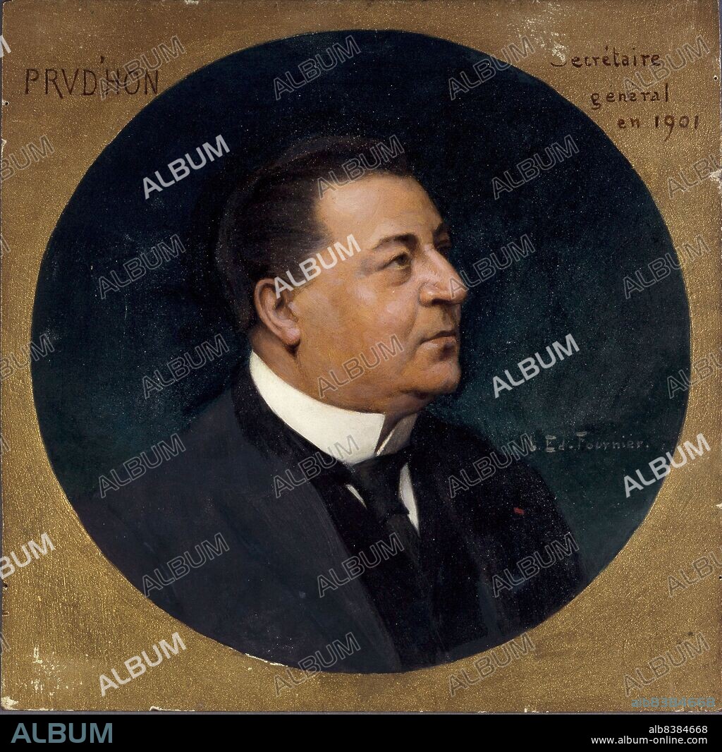 LOUIS EDOUARD PAUL FOURNIER. Portrait of Charles Prud'hon (1843-1930), member of the Comédie-Française, between 1901 and 1913.