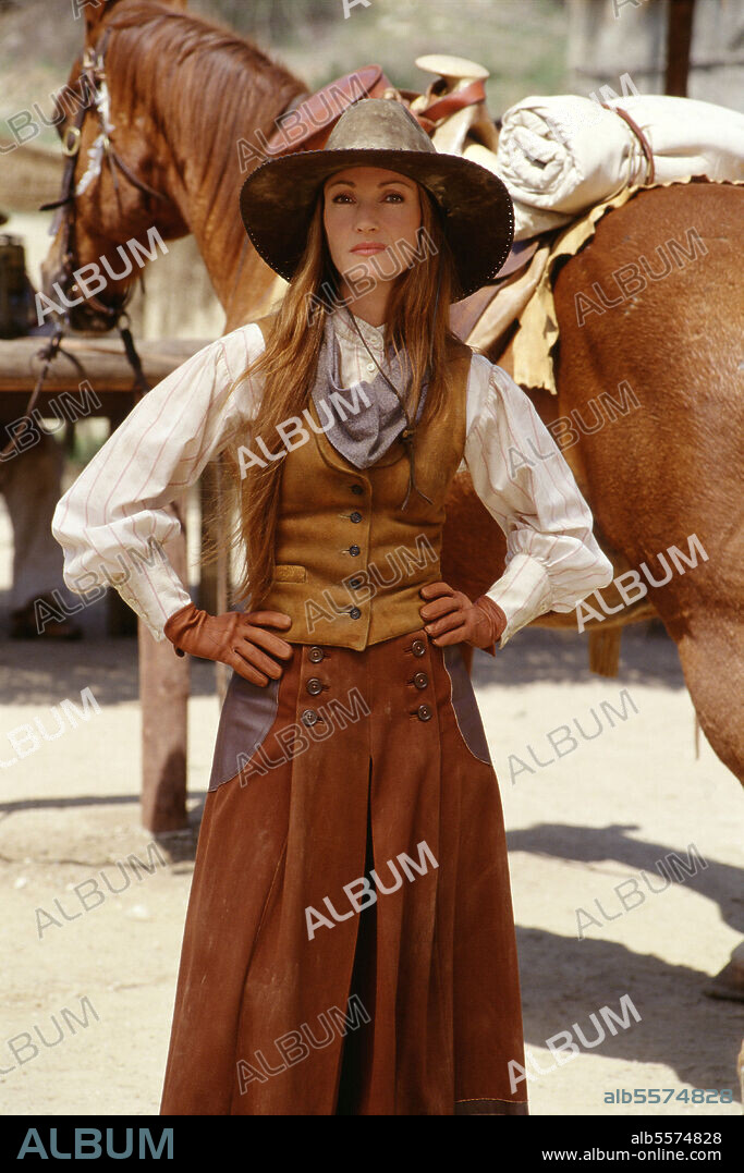 JANE SEYMOUR in DR. QUINN MEDICINE WOMAN: THE MOVIE, 1999, directed by JAMES KEACH. Copyright CBS PRODUCTIONS.