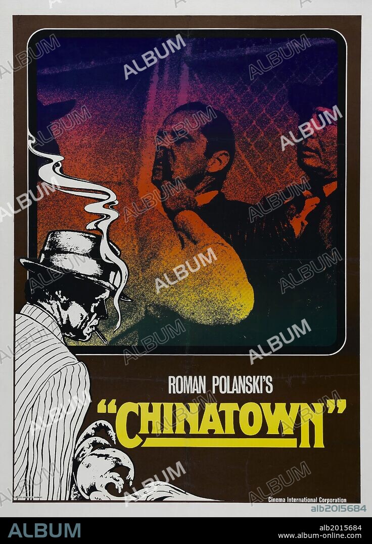 Poster of CHINATOWN, 1974, directed by ROMAN POLANSKI. Copyright PARAMOUNT PICTURES.