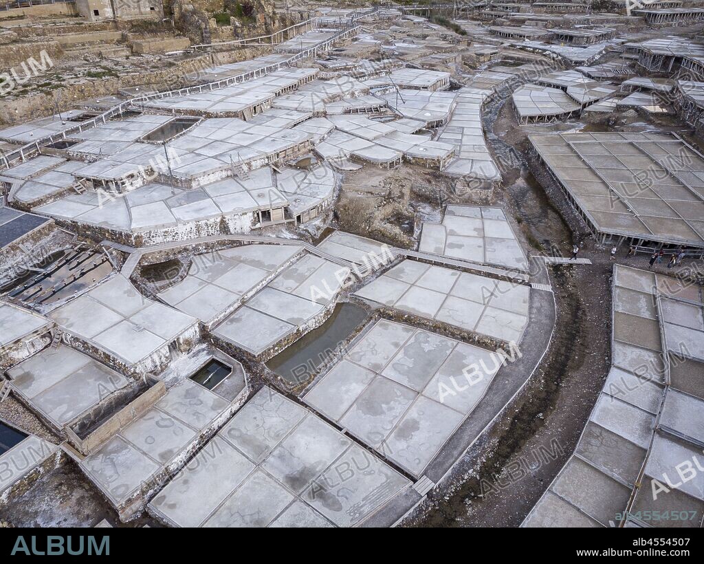 salinas de Añana, patrimonio agrícola mundial ,comarca de Cuadrilla de Añana , Alava, País Vasco, Spain.