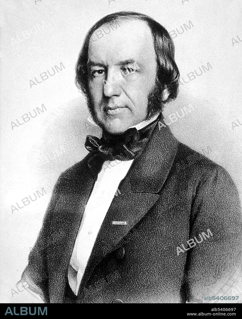 Claude Bernard (July 12, 1813 - February 10, 1878) was a  French physiologist. Among many other accomplishments, he was one of the first to suggest the use of blind experiments to ensure the objectivity of scientific observations. He originated the term milieu intérieur, and the associated concept of homeostasis. Claude Bernard's aim, as he stated in his own words, was to establish the use of the scientific method in medicine. He dismissed many previous misconceptions, took nothing for granted, and relied on experimentation. Unlike most of his contemporaries, he insisted that all living creatures were bound by the same laws as inanimate matter. Bernard practiced vivisection, to the disgust of his wife and daughters who had returned at home to discover that he had vivisected their dog. The couple was officially separated in 1869 and his wife went on to actively campaign against the practice of vivisection. n his major discourse on the scientific method, An Introduction to the Study of Experimental Medicine (1865), Bernard described what makes a scientific theory good and what makes a scientist important, a true discoverer. When he died in 1878, at the age of 64, he was accorded a public funeral - an honor which had never before been bestowed by France on a man of science. No artist credited, undated.