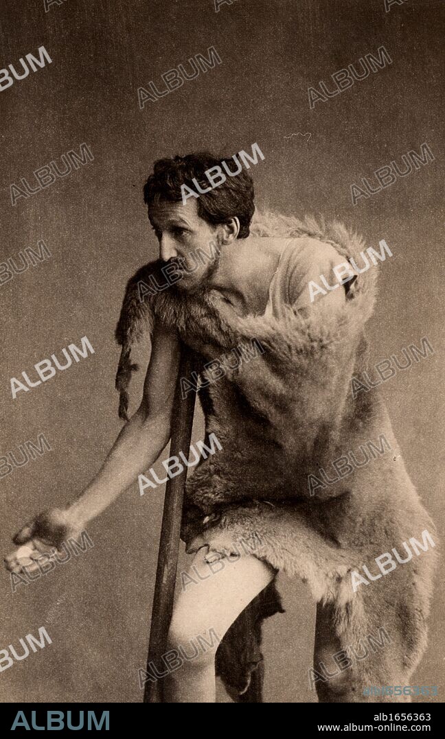 Frank Robert Benson (1858-1939) English actor-manager who specialised in Shakespearean roles. Here as Timon in "Timon of Athens" by William Shakespeare. Photogravure c1895. (Photo by: Universal History Archive/UIG via Getty Images).