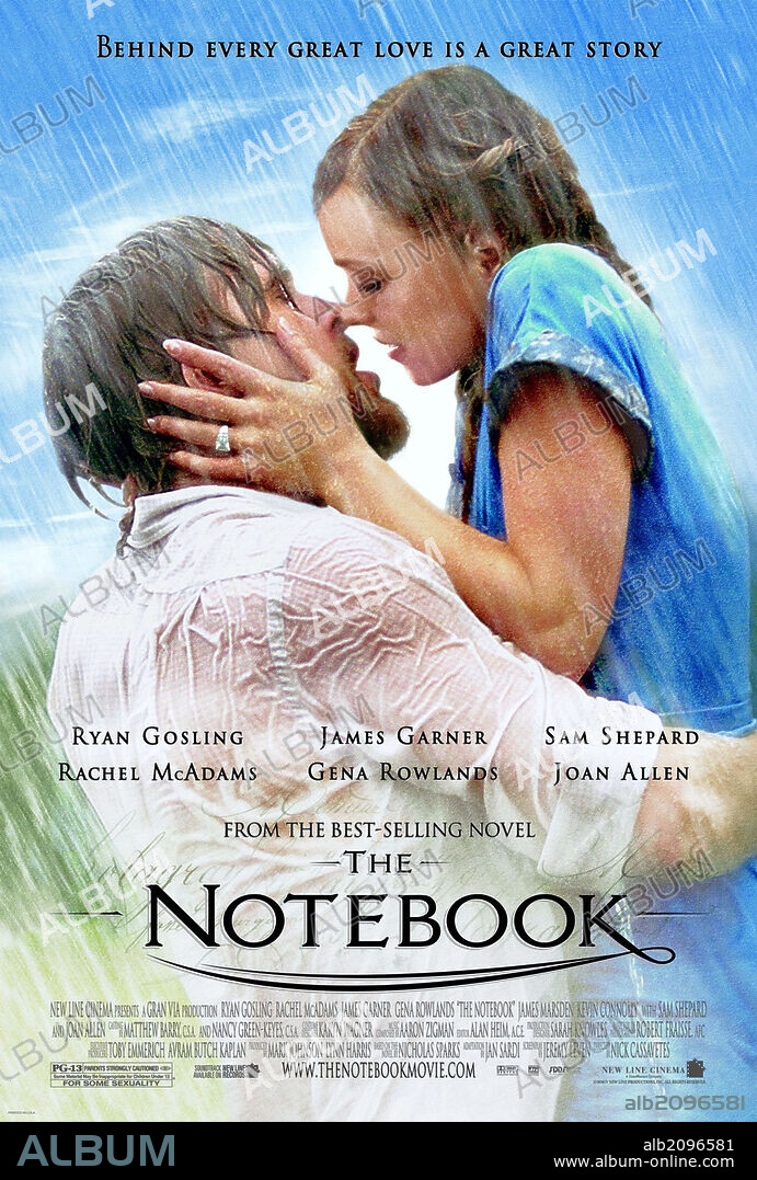 Poster de EL DIARIO DE NOA, 2004 (THE NOTEBOOK), dirigida por NICK CASSAVETES. Copyright NEW LINE CINEMA.