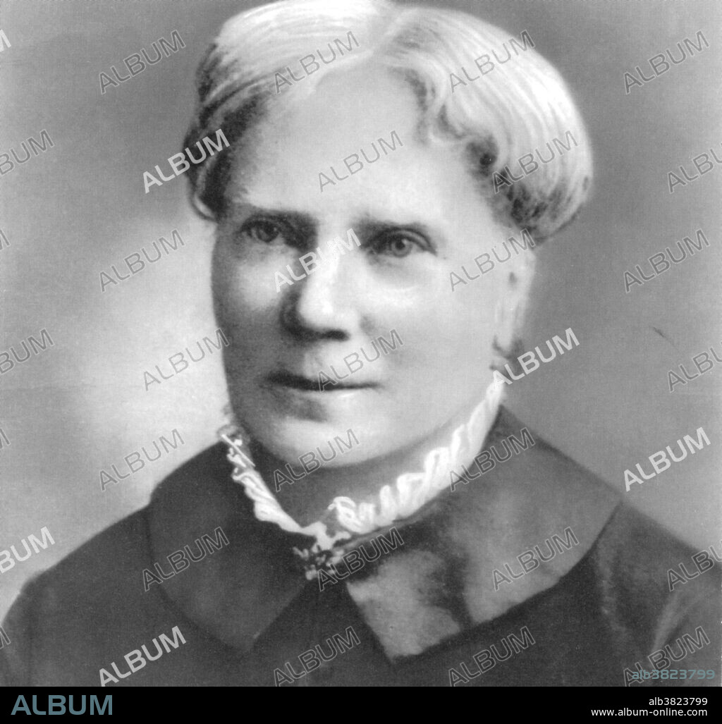 Elizabeth Blackwell (1821-1910), first woman to become a doctor in her own right in Britain. Born in Britain, Blackwell emigrated with her family to the United States in 1832. She was accepted by Geneva College in New York to study medicine because her application was thought to be a joke. Graduating in 1849, she received further training in London and Paris and was placed on the British Medical Association's register in 1859. In the USA she lectured on hygiene and opened a dispensary which she expanded to a medical college. She returned to Britain in 1869 to practice medicine until her retirement.