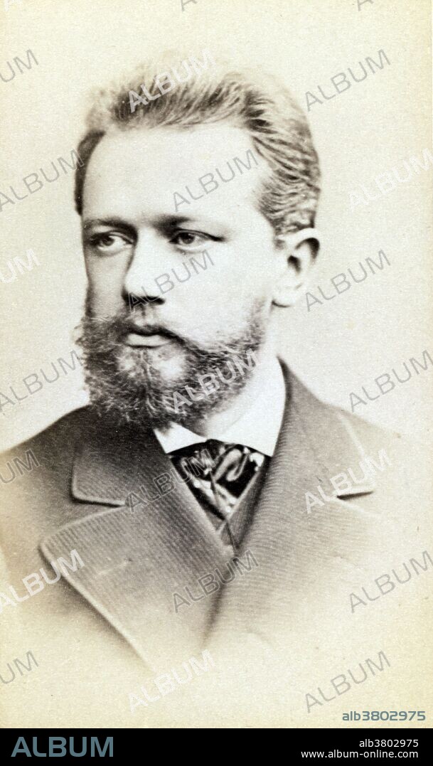 Pyotr Ilyich Tchaikovsky (May 7, 1840 - November 6, 1893) was a Russian composer whose works included symphonies, concertos, operas, ballets, chamber music, and a choral setting of the Russian Orthodox Divine Liturgy. Some of these are among the most popular theatrical music in the classical repertoire. He was the first Russian composer whose music made a lasting impression internationally, which he bolstered with appearances as a guest conductor later in his career in Europe and the United States. Despite his many popular successes, Tchaikovsky's life was punctuated by personal crises and depression. Contributory factors included his leaving his mother for boarding school, his mother's early death, as well as that of his close friend and colleague Nikolai Rubinstein, and the collapse of the one enduring relationship of his adult life, his 13 year association with the wealthy widow Nadezhda von Meck. His homosexuality, which he kept private, has traditionally also been considered a major factor, though some musicologists now downplay its importance. His sudden death, in 1893 at the age of 53, is generally ascribed to cholera; there is an ongoing debate as to whether it was accidental or self-inflicted. Credited to Vezenberg & Company, St. Petersburg, circa 1880-86.