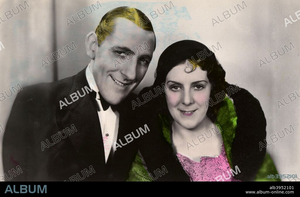 Jack Hulbert (1892-1978) and his wife Cicely Courtneidge (1893-1980), English actors, 20th century. Hulbert was one of the earliest famous members of the Cambridge Footlights. He made his film acting debut in 'Elstree Calling' (1930) opposite his wife and frequent co-star Cicely Courtneidge.