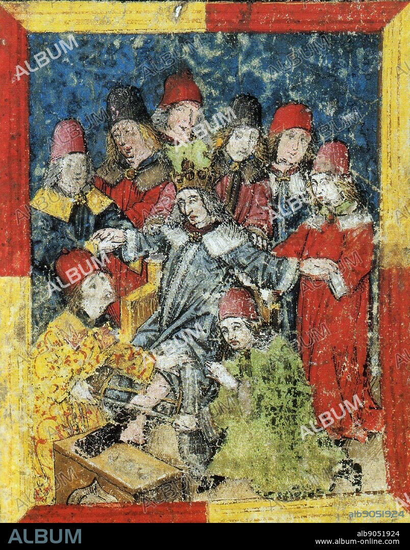 Frederick III of Habsburg (September 21, 1415 August 19, 1493) was elected as German King as the successor of Albert II in 1440. At the age of 77, Frederick III died at Linz in a failed attempt to have his left leg amputated. His amputated leg was buried with him.