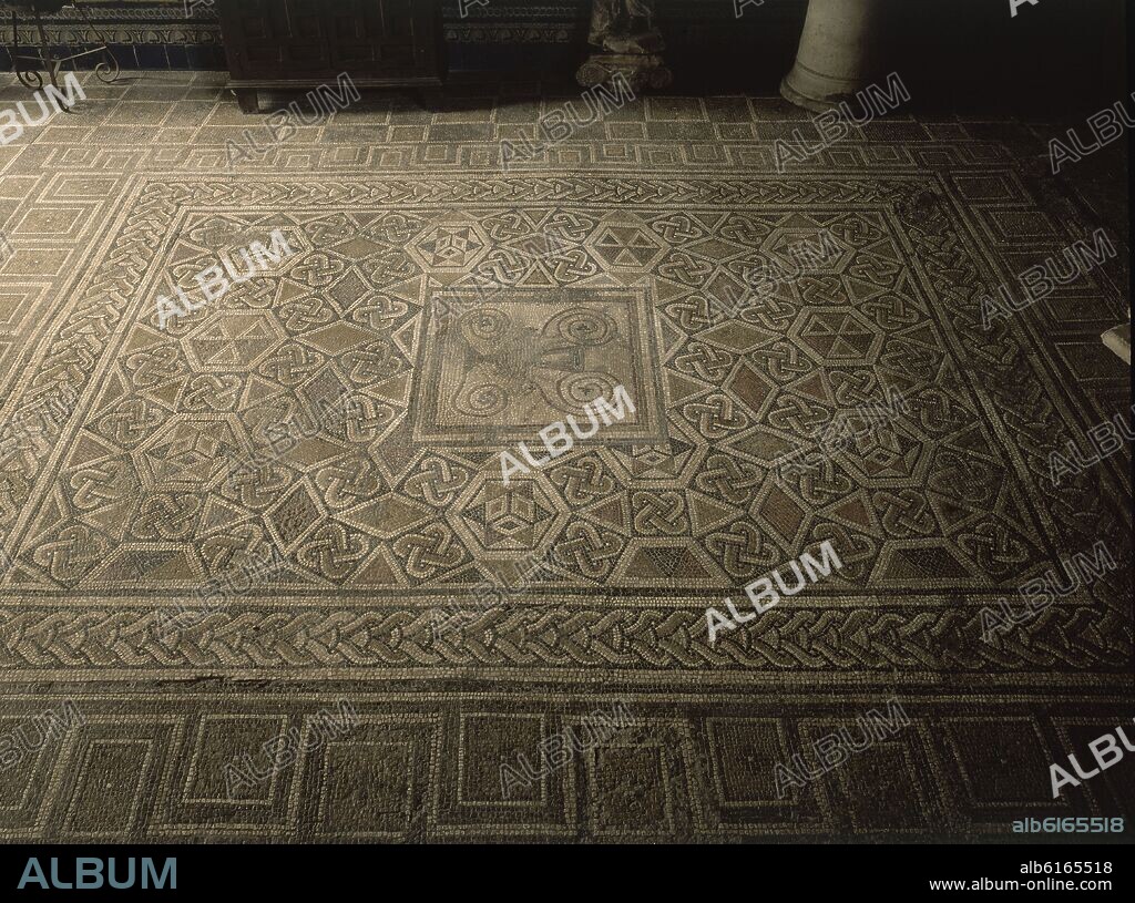 MOSAICO ROMANO DE LA CRATERA-PROC ITALICA.