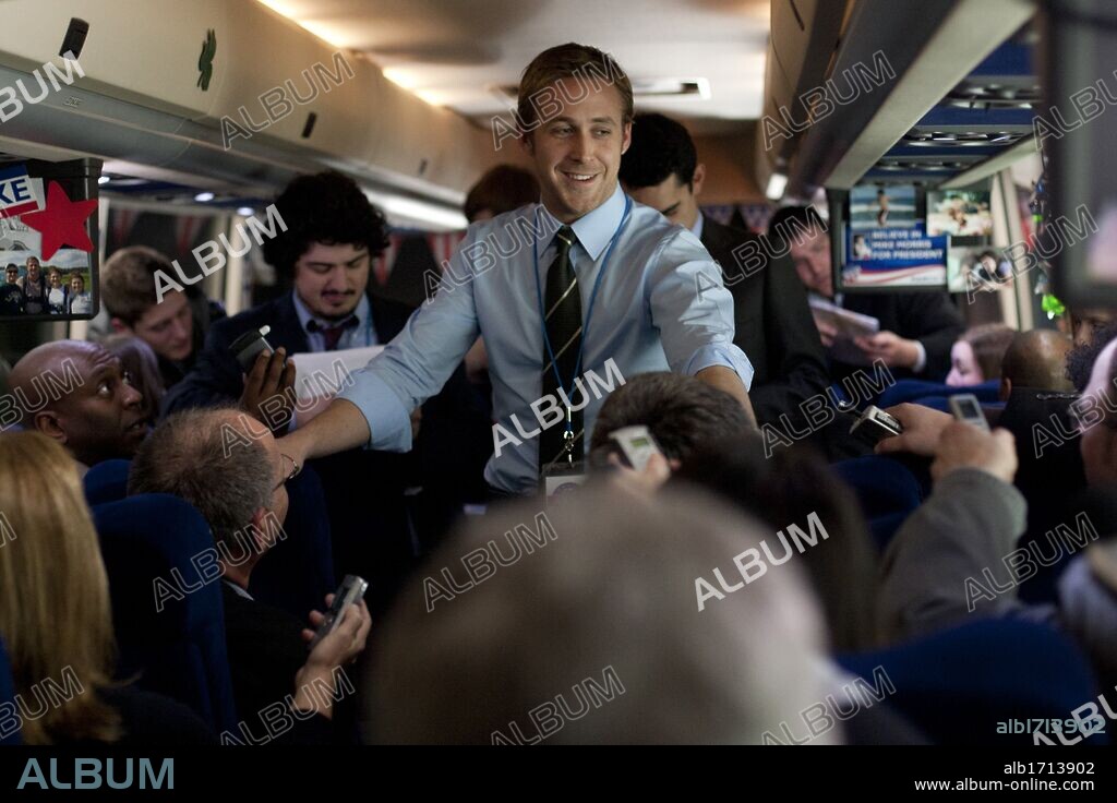 RYAN GOSLING en LOS IDUS DE MARZO, 2011 (THE IDES OF MARCH), dirigida por GEORGE CLOONEY. Copyright CROSS CREEK PICTURES.