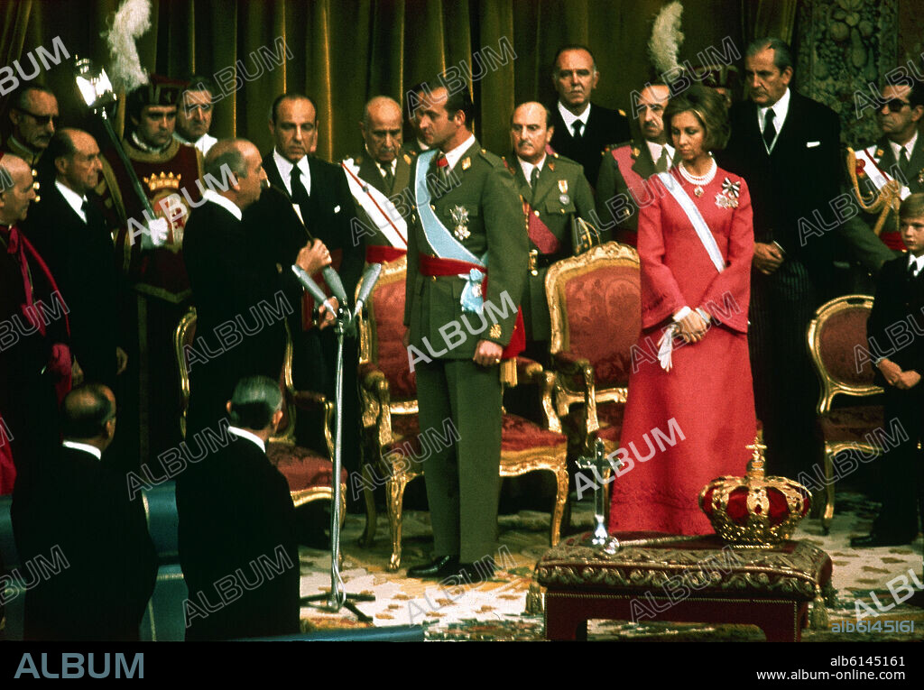JURA DE JUAN CARLOS I EL 22 DE NOVIEMBRE DE 1975.