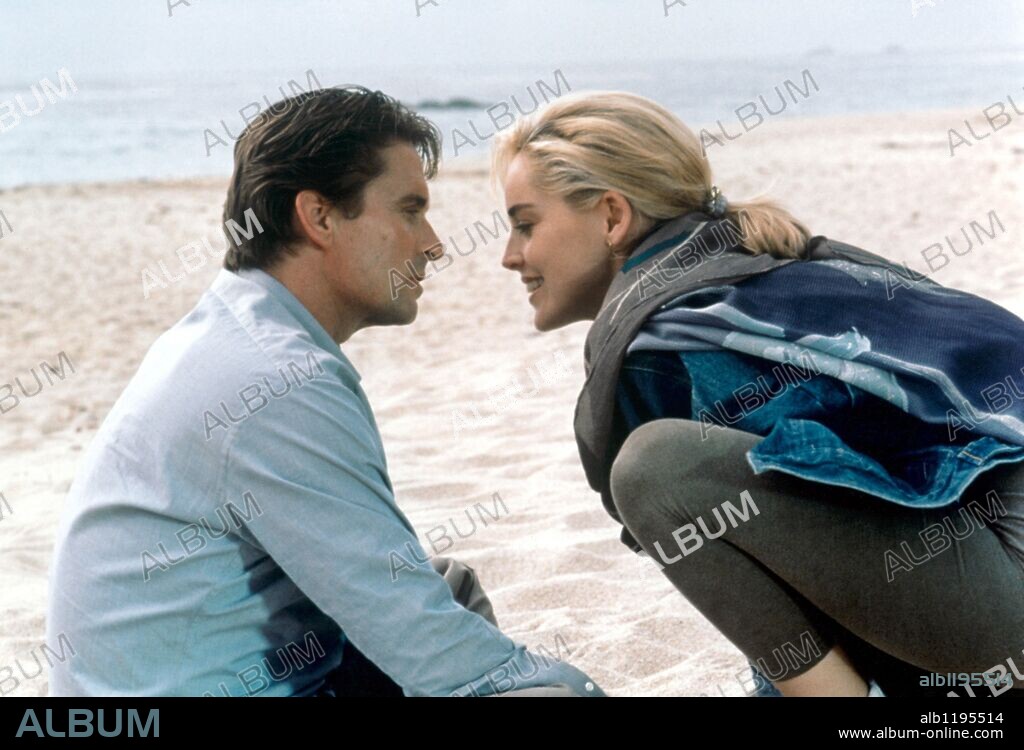 MICHAEL DOUGLAS und SHARON STONE in BASIC INSTINCT, 1992, unter der Regie von PAUL VERHOEVEN. Copyright TRISTAR PICTURES.