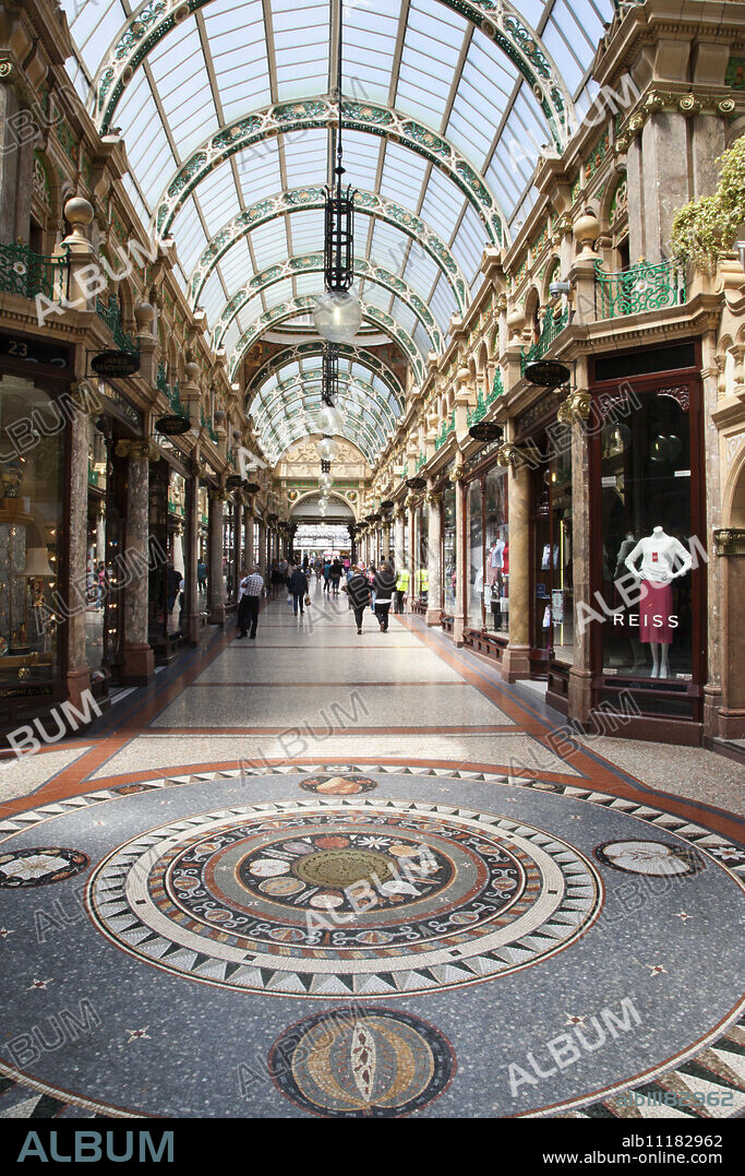 The County Arcade in the Victoria Quarter, Leeds, West Yorkshire, Yorkshire, England, United Kingdom, Europe.