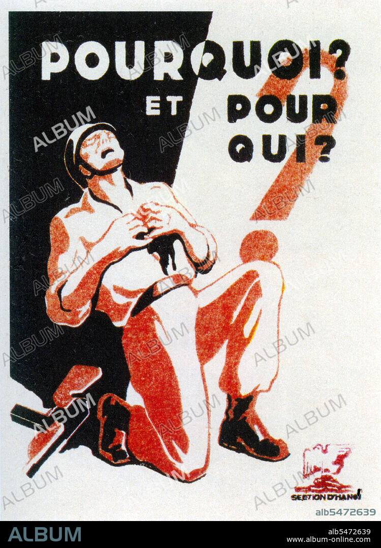 The First Indochina War (also known as the French Indochina War, Anti-French War, Franco-Vietnamese War, Franco-Vietminh War, Indochina War, Dirty War in France, and Anti-French Resistance War in contemporary Vietnam) was fought in French Indochina from December 19, 1946, until August 1, 1954, between the French Union's French Far East Expeditionary Corps, led by France and supported by Emperor Bao dai's Vietnamese National Army against the Viet Minh, led by Huo Chi Minh and Vo Nguyen Giap. Most of the fighting took place in Tonkin in Northern Vietnam, although the conflict engulfed the entire country and also extended into the neighboring French Indochina protectorates of Laos and Cambodia. The war ended in French defeat at Dien Bien Phu in 1954.