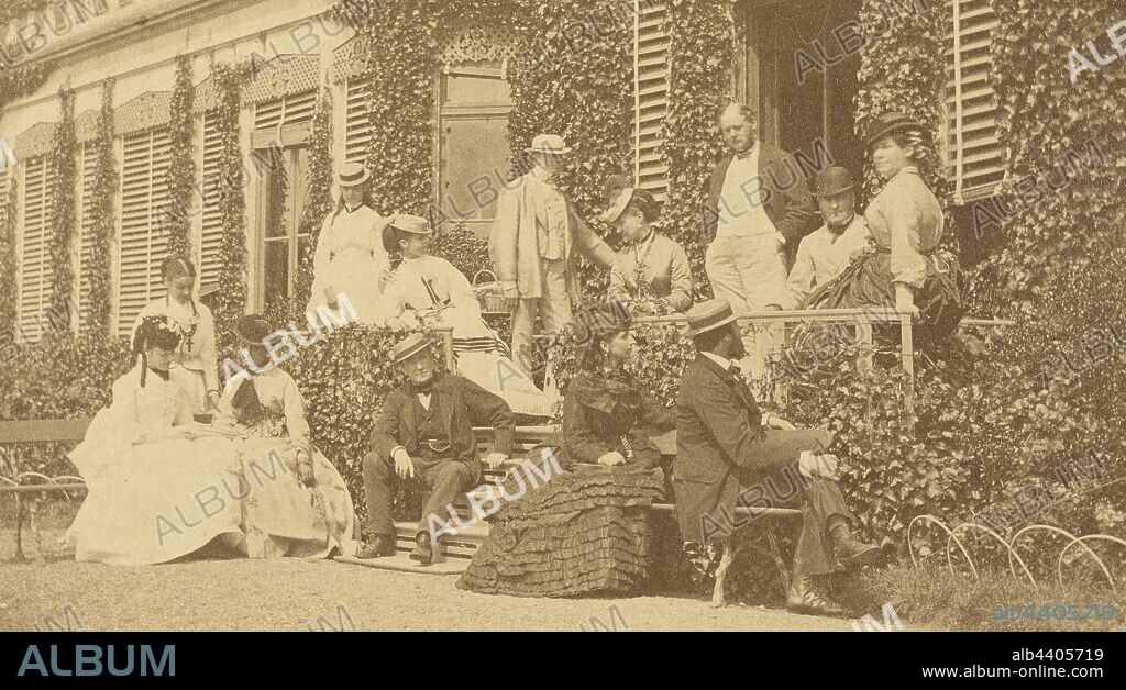 Chateau du Francport, Comte Olympe Aguado (French, 1827 - 1894), France, about 1886, Albumen silver print, 8.4 × 14.8 cm (3 5/16 × 5 13/16 in.).
