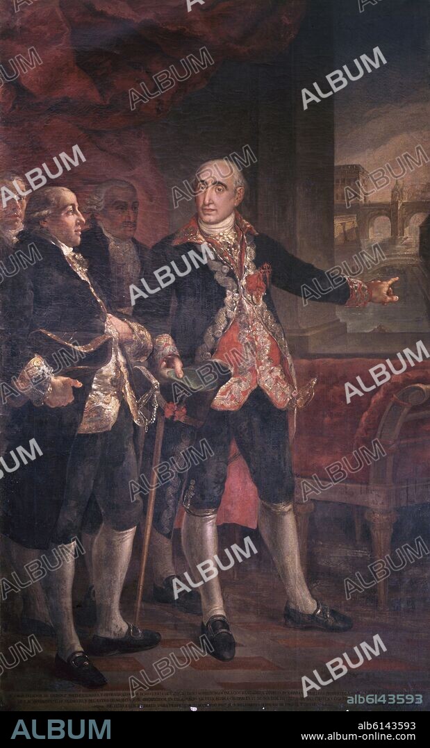 VICENTE LOPEZ PORTAÑA. EL CORREGIDOR DE VALENCIA JORGE PALACIOS DE URDANIZ - SIGLO XVIII.