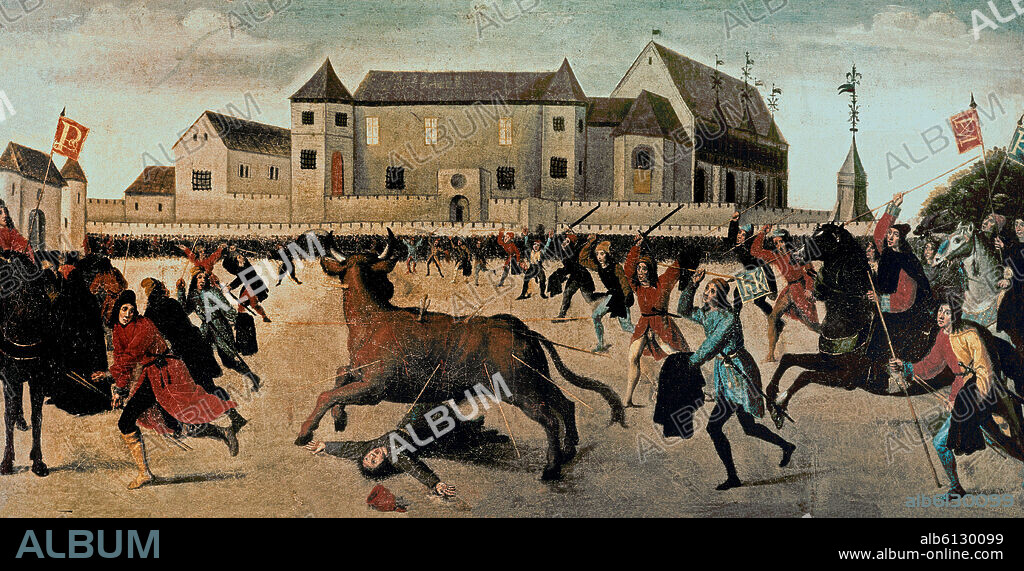 CORRIDA DE TOROS CELEBRADA EN BENAVENTE EN HONOR DE FELIPE HERMOSO EN EL AÑO 1506.