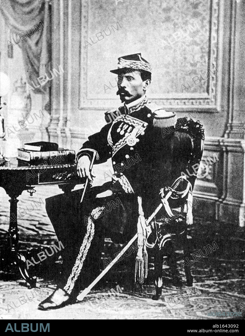 Jose de la Cruz Porfirio Diaz Mori (1830-1915) Mexican Liberal politician and soldier.  President of the Republic of Mexico  1877-1880 and 1884-1911. After the collapse of his regime he fled to France and died in exile in Paris.