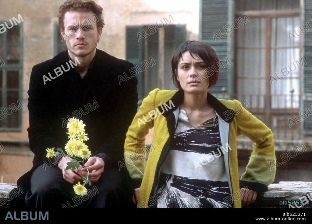 HEATH LEDGER and SHANNYN SOSSAMON in THE ORDER, 2003, directed by BRIAN HELGELAND. Copyright 20TH CENTURY FOX.