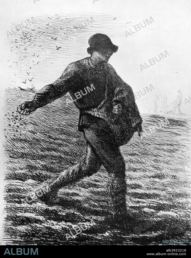 'Le Semeur', c1850, (1913). A print from The Connoissevr', London, 1913.