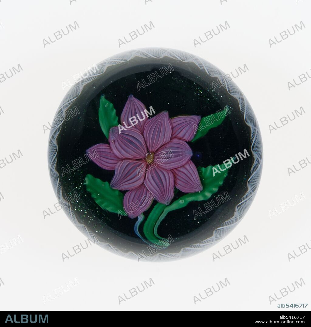 SAINT-LOUIS GLASSWORKS. Paperweight, Saint-Louis, c. 1848-55.