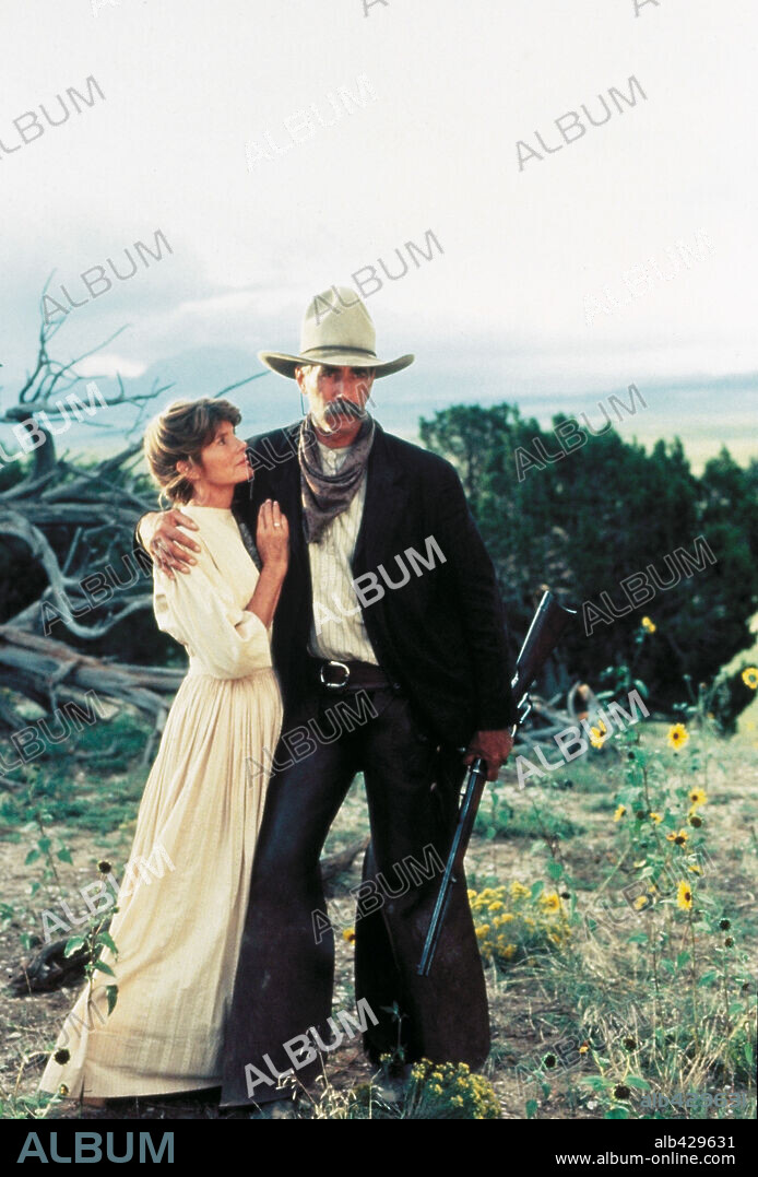 KATHERINE ROSS and SAM ELLIOTT in CONAGHER, 1991, directed by REINALDO VILLALOBOS. Copyright TURNER NETWORK TELEVISION (TNT).