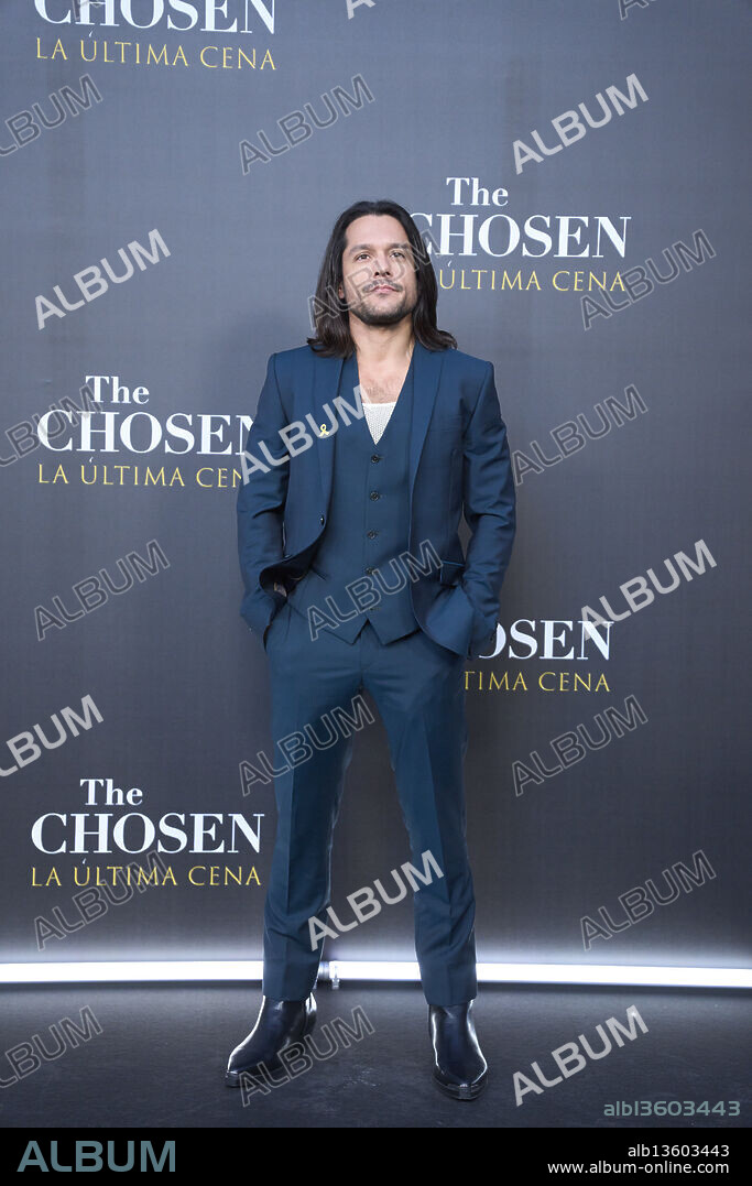 Shahar Isaac attends 'The Chosen' European Premiere at Callao Cinema on March 25, 2025 in Madrid, Spain.