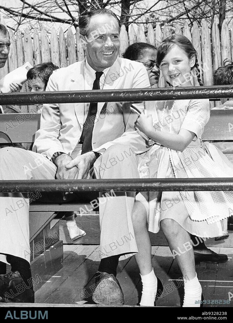 Henry Fonda With Daughter Amy Fishman, 1961.