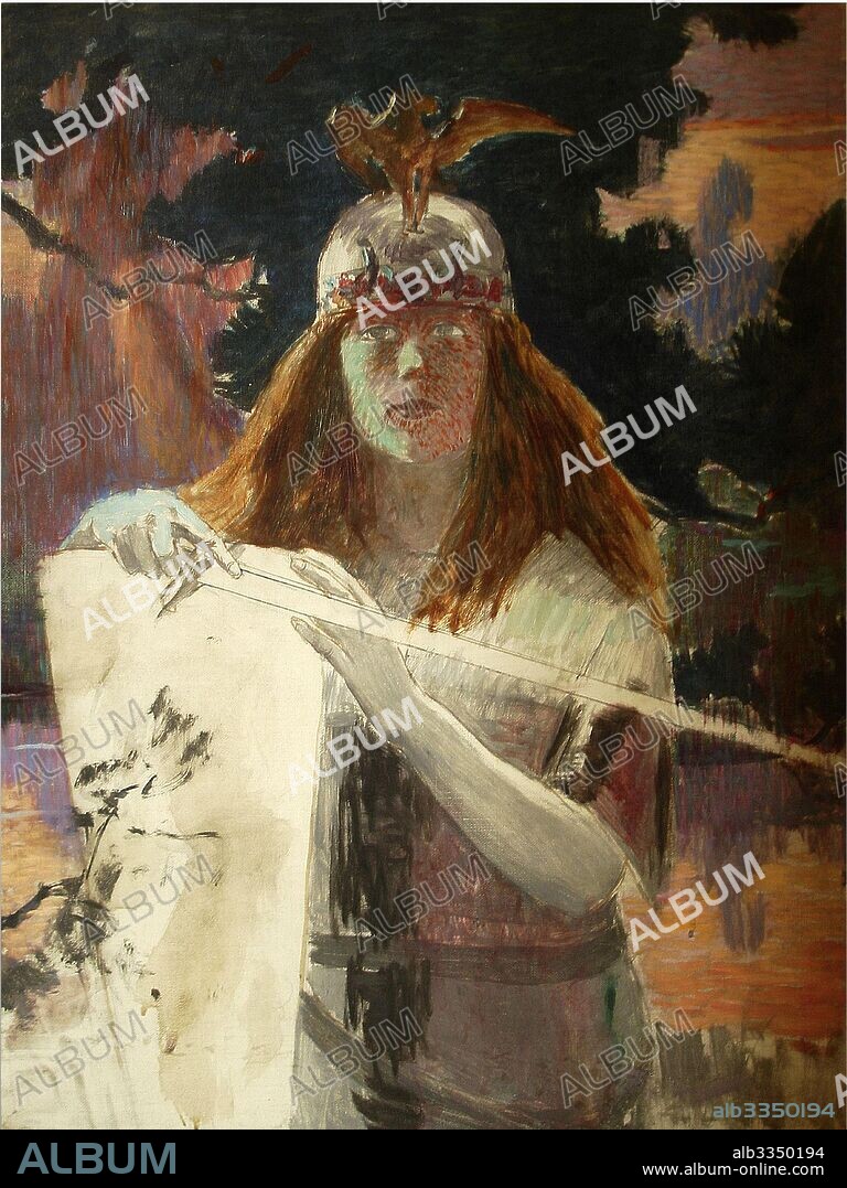 GASTON BUSSIERE. Brunhilde.