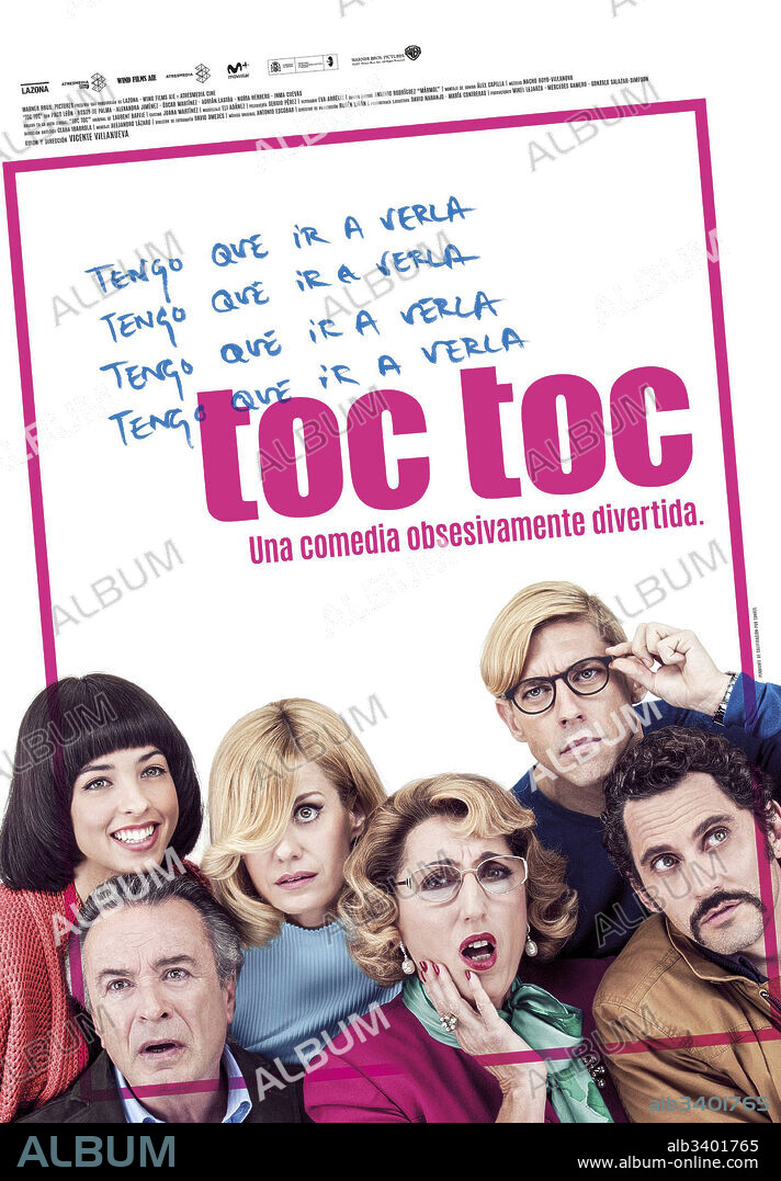 Poster de TOC TOC, 2017, dirigida por VICENTE VILLANUEVA. Copyright Lazona Films / Atresmedia Cine / Wind Films.