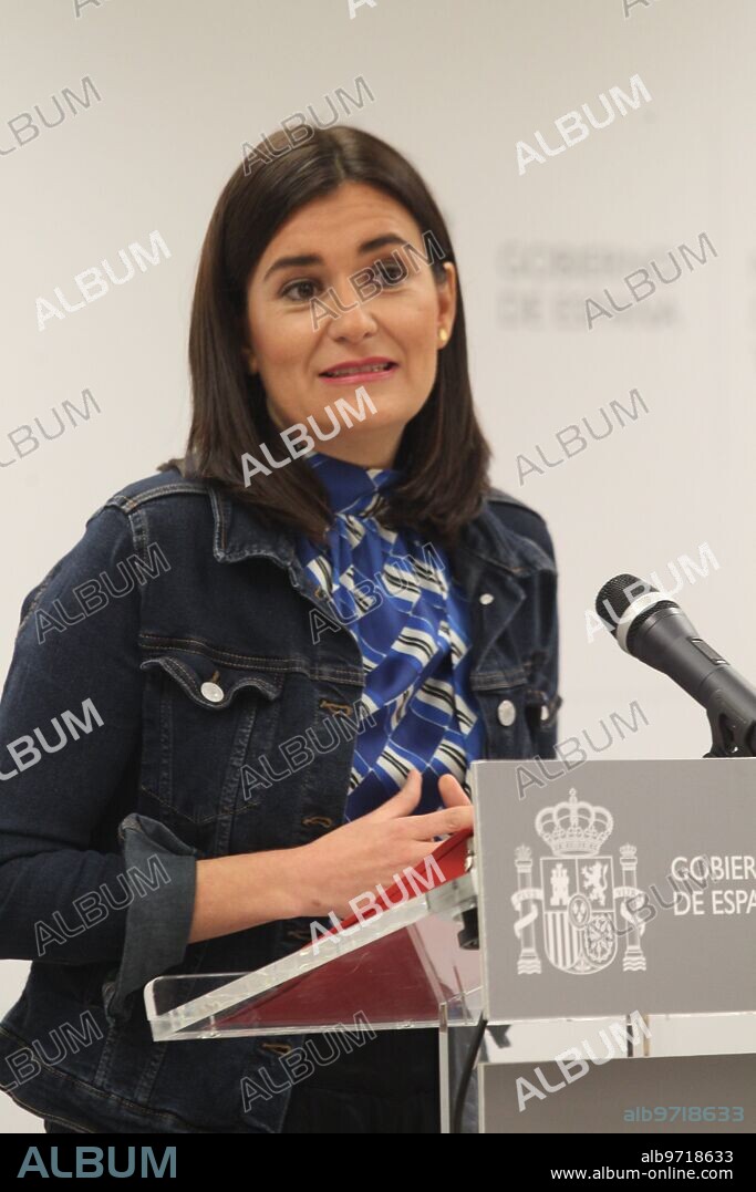 Madrid, 11/09/2018. Rueda de prensa de la ministra de Sanidad Carmen Monzón para anunciar su dimisión. Foto: Isabel Permuy ARCHDC.