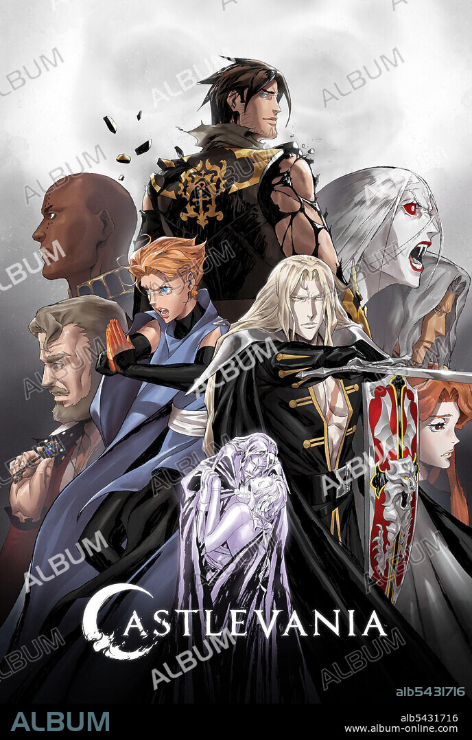 Poster de CASTLEVANIA, 2017, dirigida por SAM DEATS. Copyright Frederator Studios / Netflix.