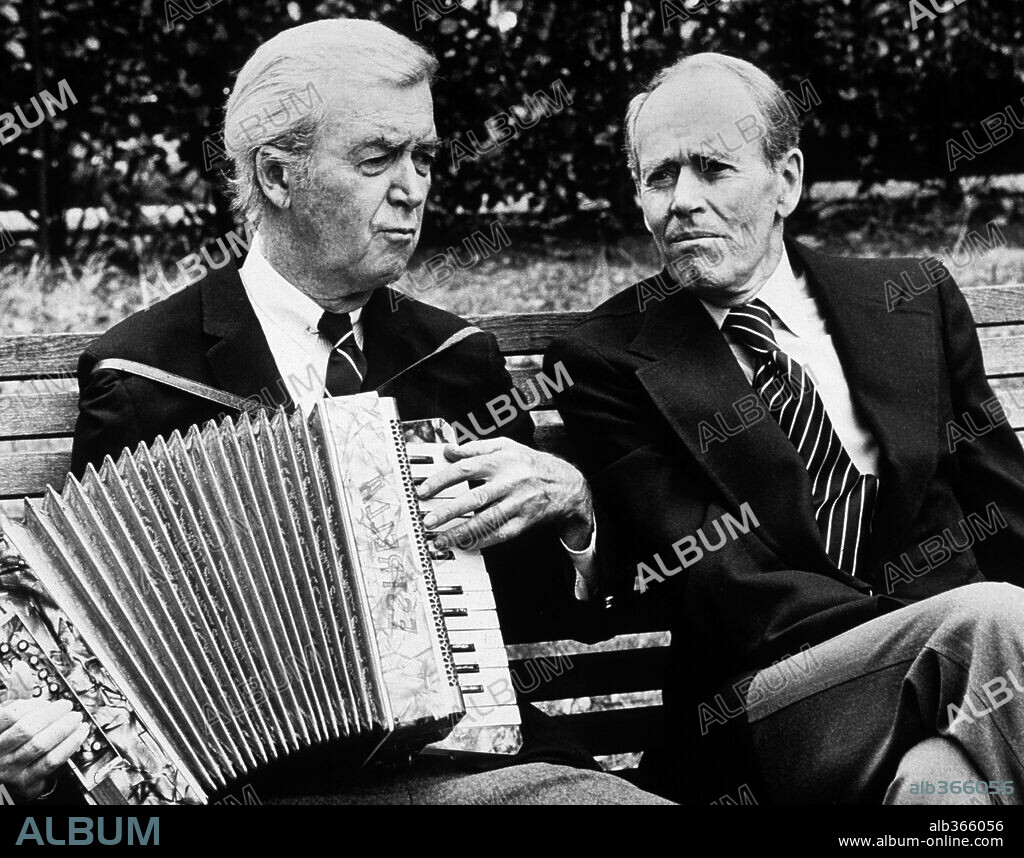 HENRY FONDA and JAMES STEWART. 1975