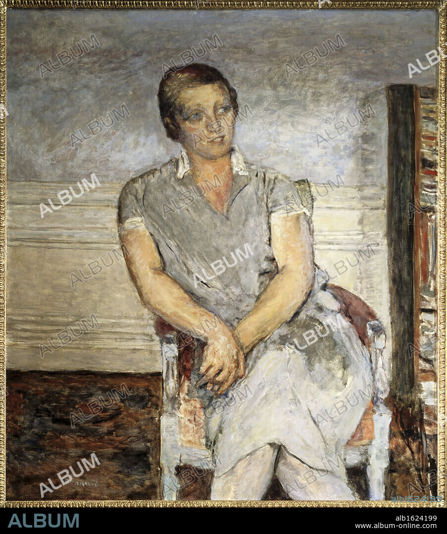 Portrait of Mrs. Henri-Jean Arthur Fontaine by Pierre Bonnard, 1925, 1867-1947, France, Caen, Musee des Beaux-Arts.