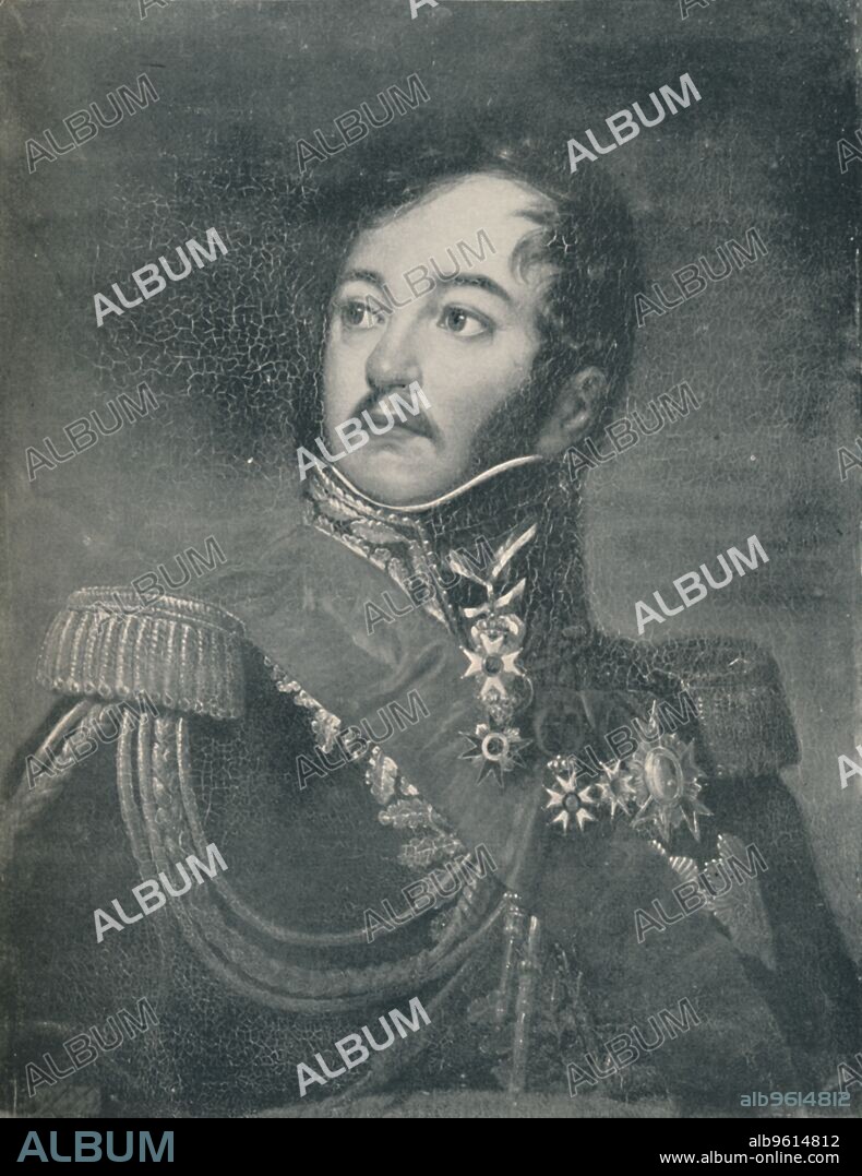 'Count Jean Rapp', c1800, (c1835), (1896). General Count Jean Rapp (1771-1821) was a French Army officer during the French Revolutionary Wars and the Napoleonic Wars. Rapp was Sub-Lieutenant in 1794, aide-de-camp to Desaix, captain in 1796 and squadron chief in 1798, Napoleon Bonaparte’s aide-de-camp from 1800 until 1814, Brigadier General in 1803, Division General in 1804. He took part in all the great campaigns of the Empire. Engraving after the painting made c1835 by Edouard Cibot. It was commissioned for the Palace of Versailles and is a 'copy of a work now los't. From Life of Napoleon Bonaparte, Volume III, by William Milligan Sloane. [The Century Co., New York, 1896].