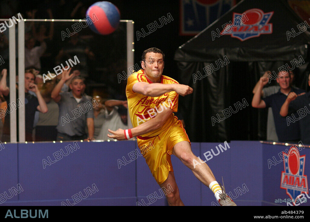 VINCE VAUGHN en CUESTION DE PELOTAS, 2004 (DODGEBALL: A TRUE UNDERDOG STORY), dirigida por RAWSON MARSHALL THURBER. Copyright 20TH CENTURY FOX / BENNETT, TRACY.