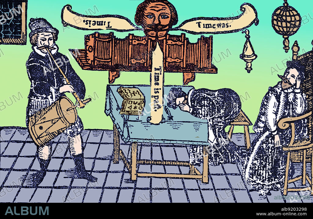 Roger Bacon's Brazen Head, 1603 Illustration