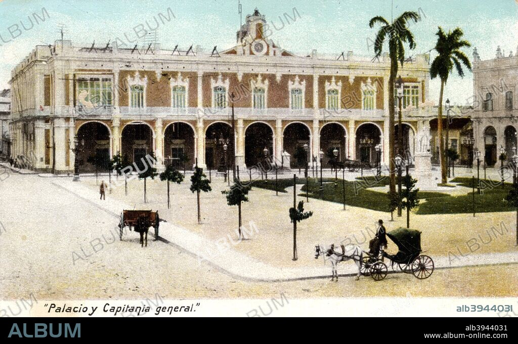 Palacio y Capitania general, Cuba, 1907.