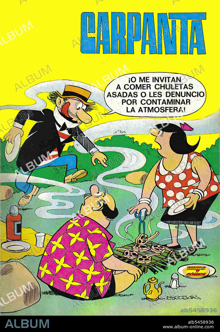 Portada del comic Carpanta de Escobar.