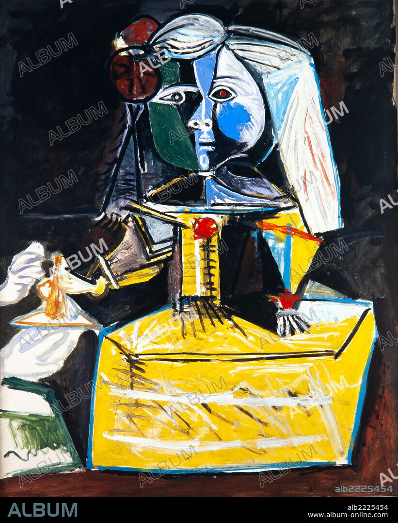 Pablo Picasso / 'Las Meninas (Infanta Margarita María)', 1957, Óleo sobre lienzo, 100 x 81 cm, MPB 70.459.
