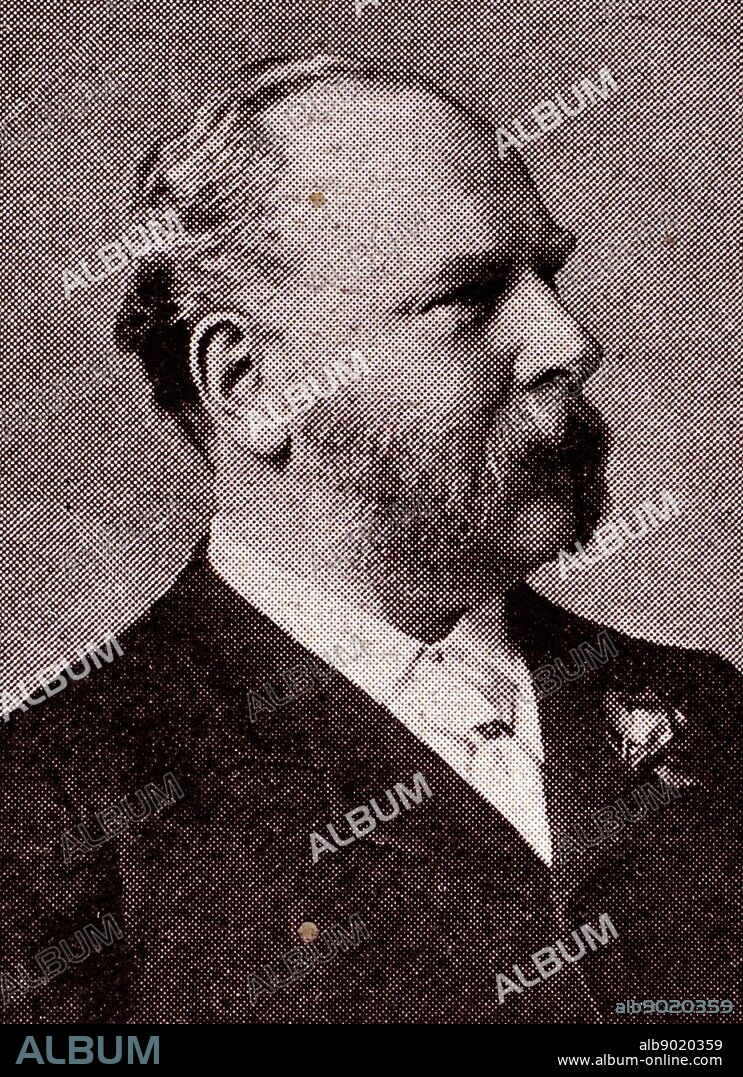 Photograph of Sir William Mather (1838 - 1920) a British industrialist and Liberal politician who sat in the House of Commons between 1885 and 1904. Dated 1901.