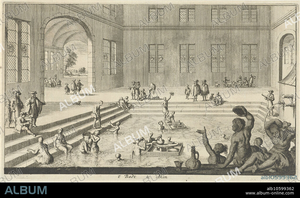 JAN LUYKEN (JOHANNES). Kaiserbad in Aachen.