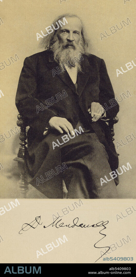 Dmitri Mendeleev, Russian Chemist