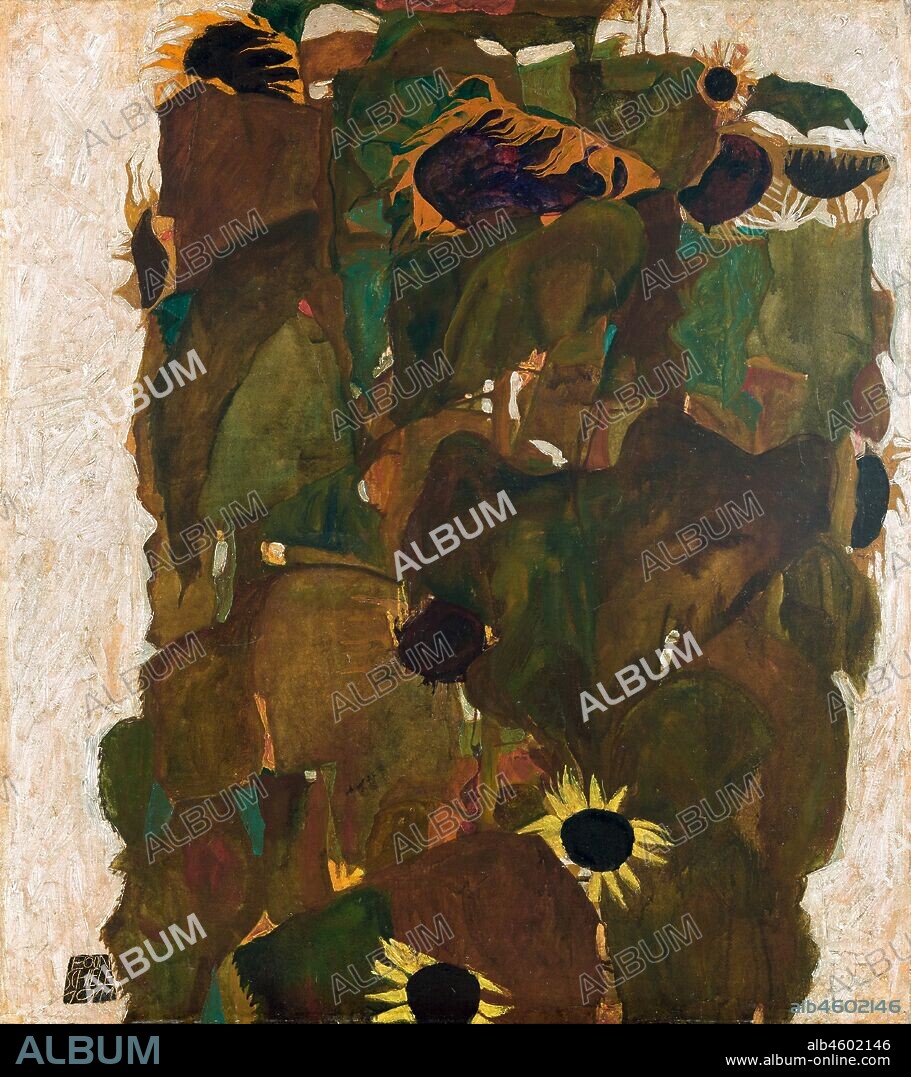 EGON SCHIELE. Sunflowers I.