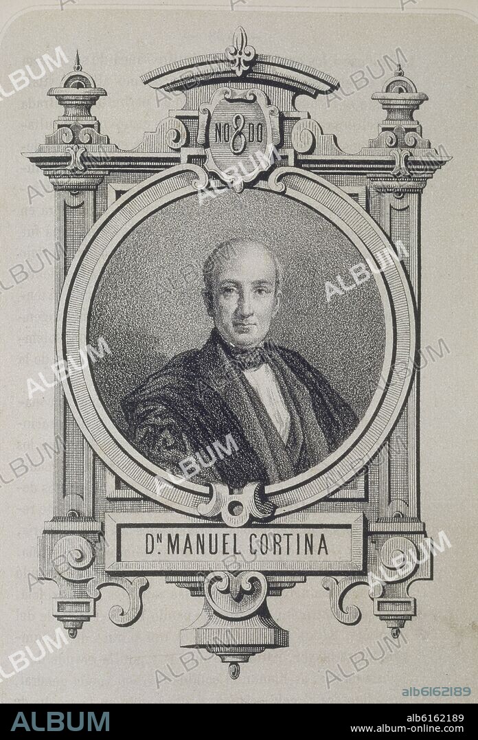 MANUEL CORTINA-JURISCONSUL-POLITICO-1802-1879-ESPANOL.