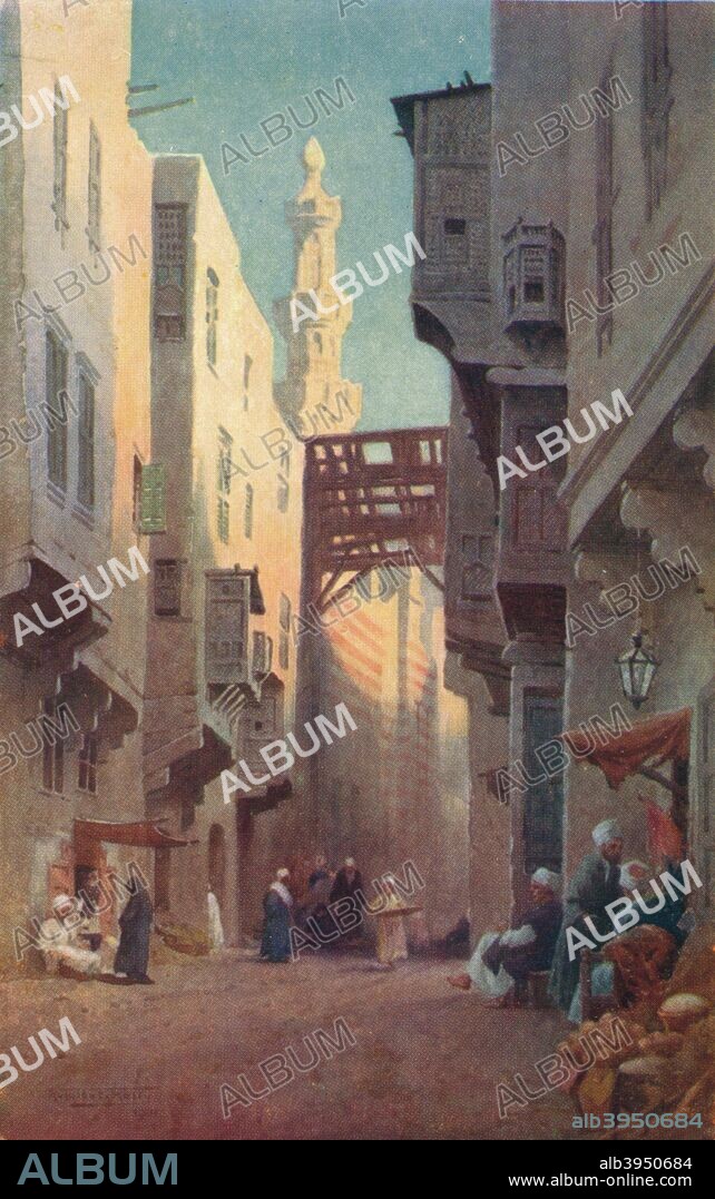 'Sharia Bab-El-Wazir, Cairo', c1880, (1904). From Egypt, by R. Talbot Kelly. [Adam & Charles Black, London, 1904].