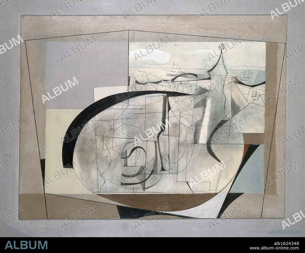 Oval and Steeple by Ben Nicholson, 1894-1982.