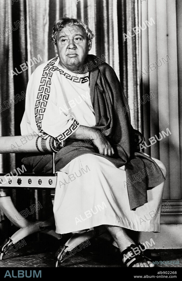 CHARLES LAUGHTON in SPARTACUS, 1960, unter der Regie von STANLEY KUBRICK. Copyright BRYNA/UNIVERSAL.